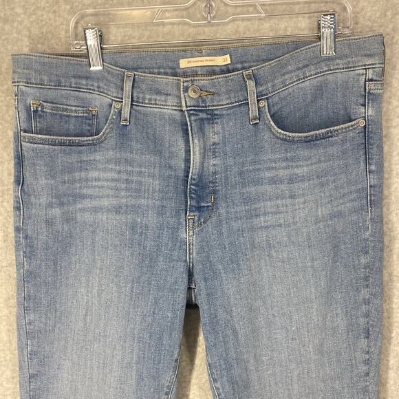 Levi’s 311 Shaping Skinny Jeans 👖 Light Wash Women’s 33 - Picture 4 of 9